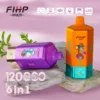FIHP 120000 Puffs 120k 6 em 1 Sabores Múltiplos Vape Descartável Atacado