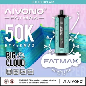 EU Vape Aivono 50000 Puffs 50k Fatmax Shisha Big Cloud Jednorázové Vape Velkoobchod