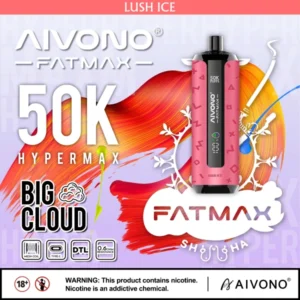 EU Vape Aivono 50000 Puffs 50k Fatmax Shisha Big Cloud Jednorázové Vape Velkoobchod