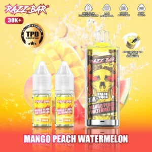 Razz Bar 30K+ Puffs Vape Desechable TPD Recargable Recargable con 20ml E-Liquid EU Warehouse