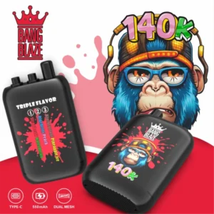 Bang Blaze 140k Puffs Eldobható Vape 3 az 1-ben Triple Flavors Puff 140000
