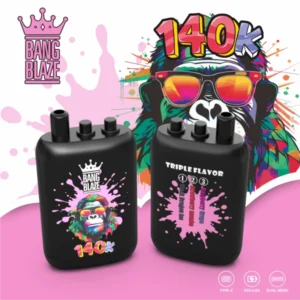 Bang Blaze 140k Puffs Eldobható Vape 3 az 1-ben Triple Flavors Puff 140000
