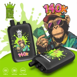 Bang Blaze 140k Puffs Eldobható Vape 3 az 1-ben Triple Flavors Puff 140000