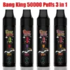 Bang King 50k Puffs 3 in 1 Wegwerp Vape Groothandel Triple Flavors 50000 puff