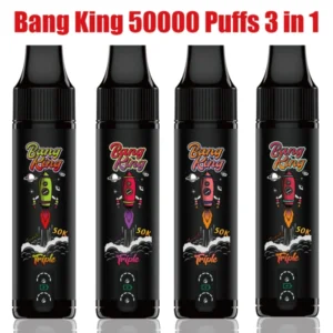 Bang King 50k Puffs 3 az 1-ben eldobható Vape nagykereskedelem Triple ízek 50000 puff