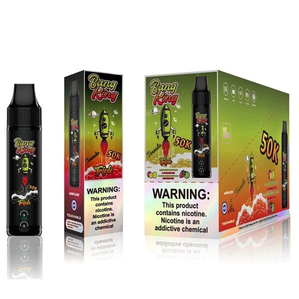 Bang King 50k Puffs 3 en 1 Vape jetable Wholesale Triple Flavors 50000 puff