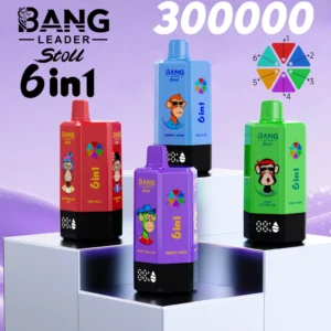 Bang Leader 300k Puffs 300000 Stoll 6 az 1-ben Dispsoable Vape Nagykereskedés Ingyenes szállítás