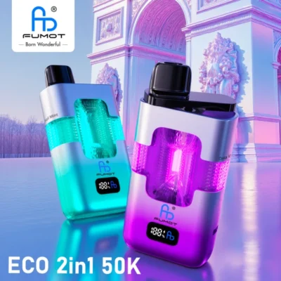 Fumot 50K Puffs Randm Tornado 2 in 1 Disposable Vape Pen 50000 Free Shipping