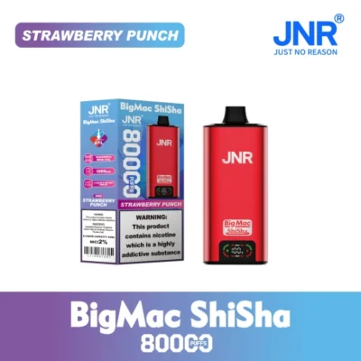 JNR 80k Puffs Big Mac Shisha 80000 DTL Disposable Vape Large Clouds Free Shipping