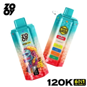 ZOOY 120K Puffs 120000 Vape descartável 6 em 1 Frete grátis por atacado