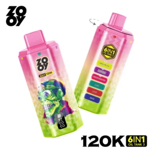 ZOOY 120K Puffs 120000 Vape descartável 6 em 1 Frete grátis por atacado