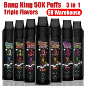 EU Puff 50k Bang King 50000 Puffs 3 in 1 Triple Flavors Disposable Vape Freies Verschiffen