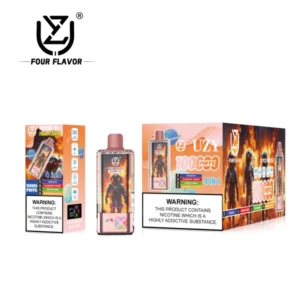 UZY 100k Puffs 4 az 1-ben négy ízben eldobható Vape 100000 ingyenes szállítás EU raktár