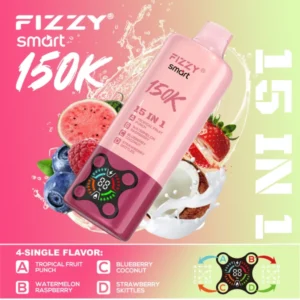 Fizzy 150k Puffs 15 in 1 Best Disposable Vape 150000 Free Shipping EU Warehouse