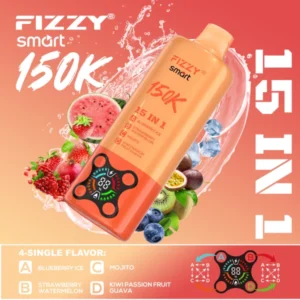 Fizzy 150k Puffs 15 in 1 Best Disposable Vape 150000 Free Shipping EU Warehouse