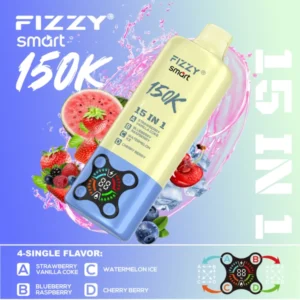 Fizzy 150k Puffs 15 in 1 Best Disposable Vape 150000 Free Shipping EU Warehouse