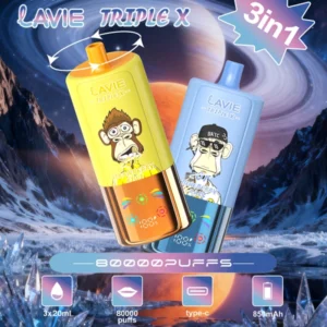 Lavie 80000 Puffs Triple X 3 in 1 Disposable Vape Wholesale Free Shipping