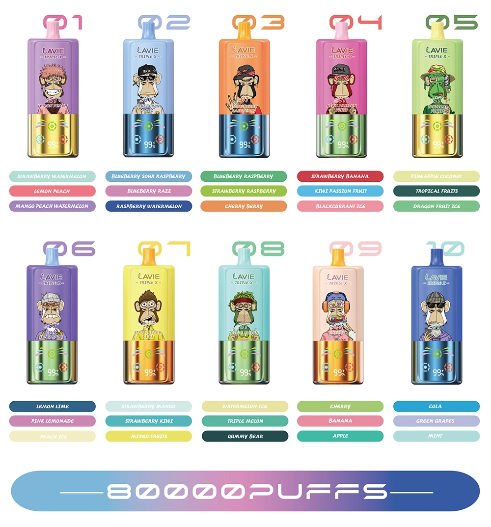 Lavie 80000 Puffs Triple X 3 in 1 Disposable Vape Wholesale Free Shipping