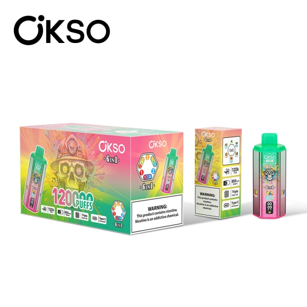 OKSO 120K Puffs 6 in 1 Best Disposable Vape Shop 120000 Free Shipping China Warehouse 3 OKSO 120K Puffs 6 in 1 Best Disposable Vape Shop 120000 Free Shipping China Warehouse