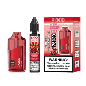 POCO Stone 75000 Puffs 75k Refillable Crystal Disposable Vape With 40ml Oil EU Warehouse