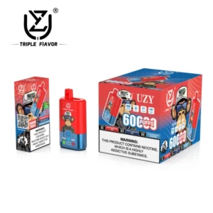 UZY 60000 Puffs Disposable Vape 60k Triple Flavors 3 in 1 Free Shipping EU Warehouse