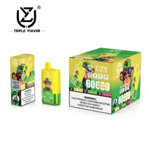 UZY 60000 Puffs Disposable Vape 60k Triple Flavors 3 in 1 Free Shipping EU Warehouse