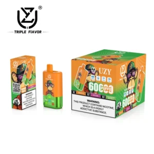 UZY 60000 Puffs Disposable Vape 60k Triple Flavors 3 in 1 Free Shipping EU Warehouse
